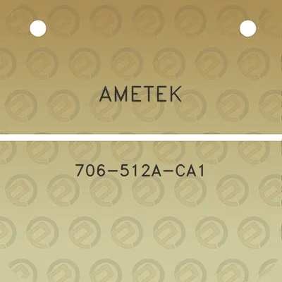 ametek-706-512a-ca1