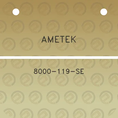 ametek-8000-119-se