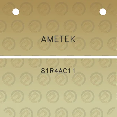 ametek-81r4ac11