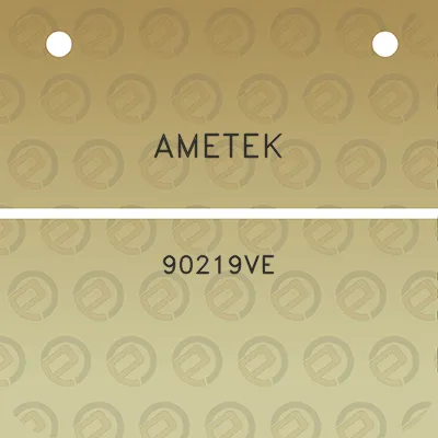 ametek-90219ve