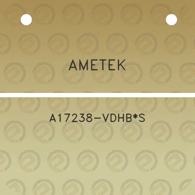 ametek-a17238-vdhbs