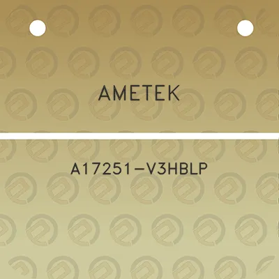 ametek-a17251-v3hblp