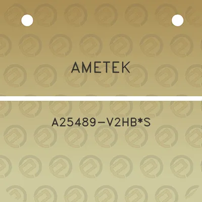 ametek-a25489-v2hbs