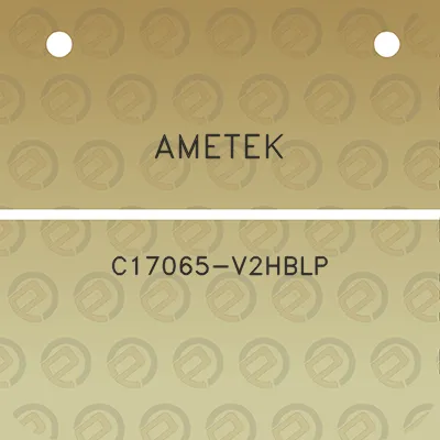 ametek-c17065-v2hblp