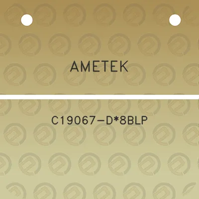 ametek-c19067-d8blp