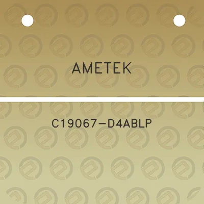 ametek-c19067-d4ablp