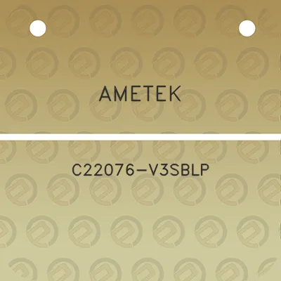 ametek-c22076-v3sblp