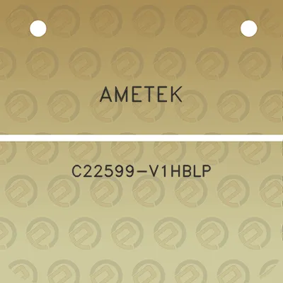 ametek-c22599-v1hblp