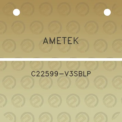 ametek-c22599-v3sblp