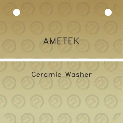 ametek-ceramic-washer