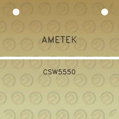 ametek-csw5550