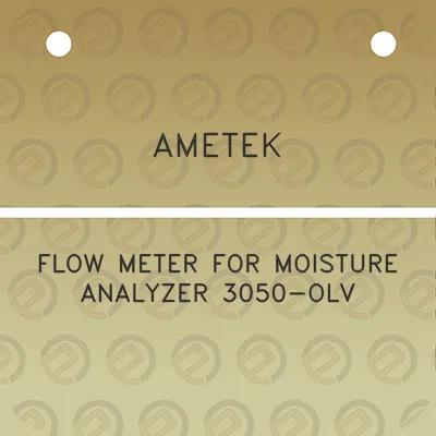 ametek-flow-meter-for-moisture-analyzer-3050-olv