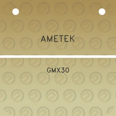 ametek-gmx30