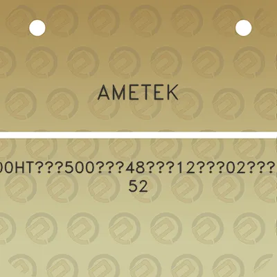 ametek-pg3000ht5004812021352