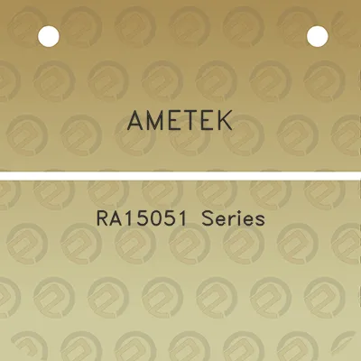 ametek-ra15051-series