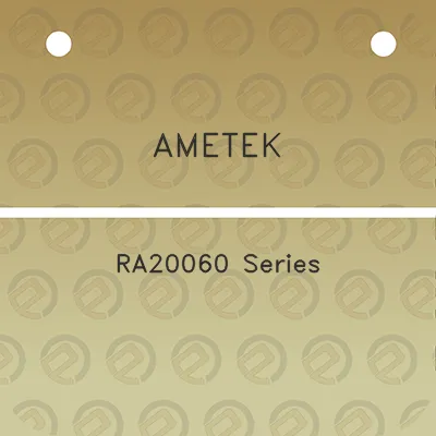 ametek-ra20060-series