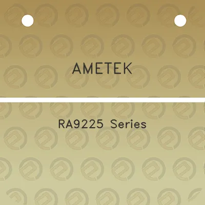 ametek-ra9225-series