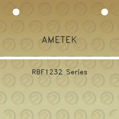 ametek-rbf1232-series