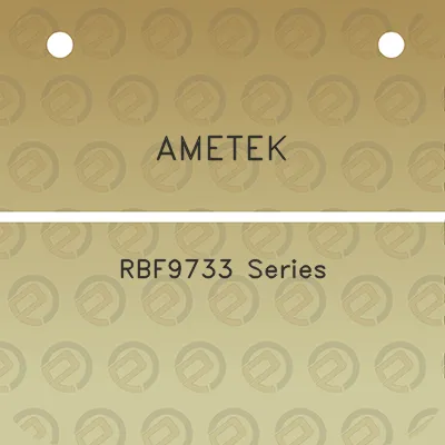 ametek-rbf9733-series