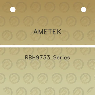 ametek-rbh9733-series