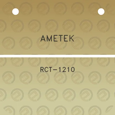 ametek-rct-1210