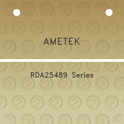 ametek-rda25489-series