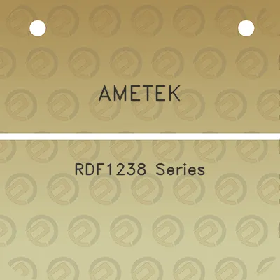 ametek-rdf1238-series