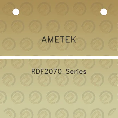 ametek-rdf2070-series