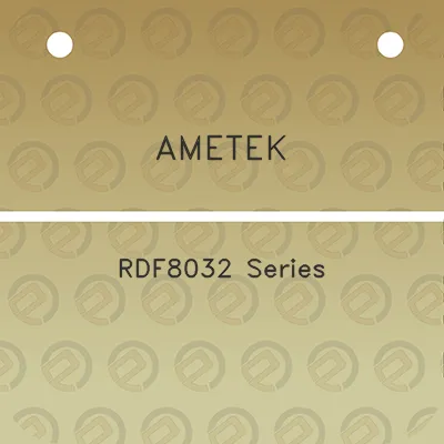 ametek-rdf8032-series