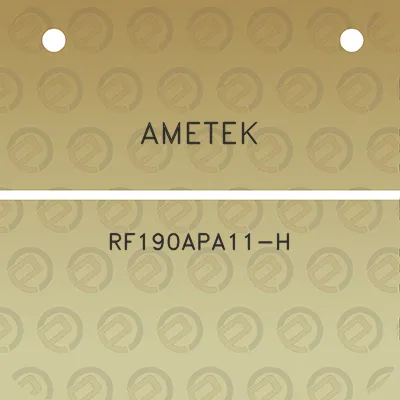 ametek-rf190apa11-h