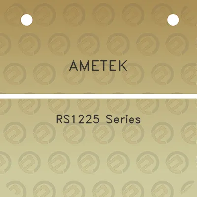 ametek-rs1225-series