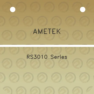 ametek-rs3010-series