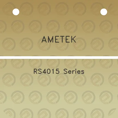 ametek-rs4015-series