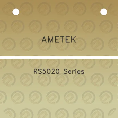 ametek-rs5020-series