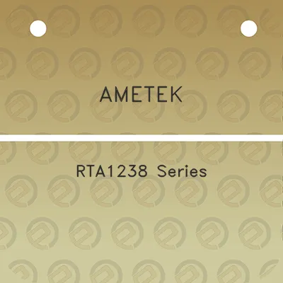 ametek-rta1238-series