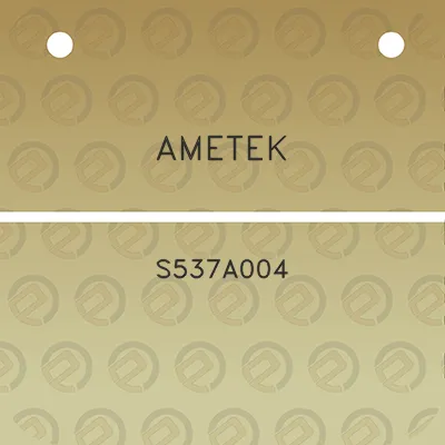 ametek-s537a004