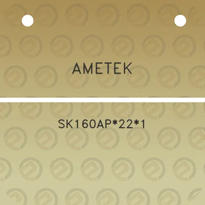 ametek-sk160ap221