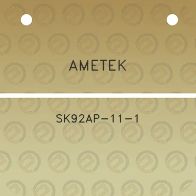 ametek-sk92ap-11-1