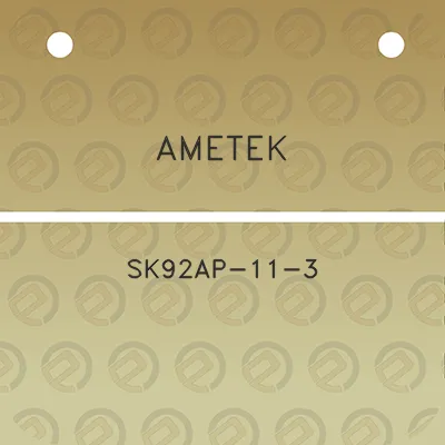 ametek-sk92ap-11-3