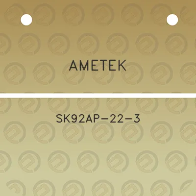 ametek-sk92ap-22-3