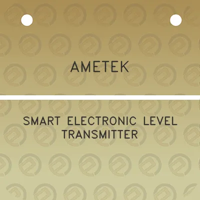 ametek-smart-electronic-level-transmitter