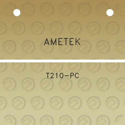 ametek-t210-pc