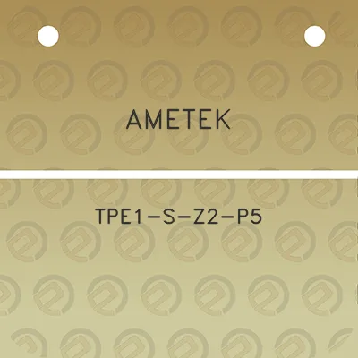 ametek-tpe1-s-z2-p5