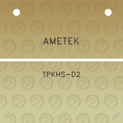 ametek-tpkhs-d2