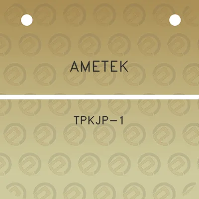 ametek-tpkjp-1