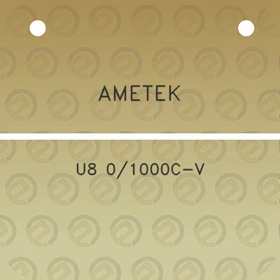 ametek-u8-01000c-v