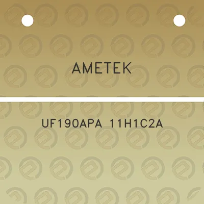 ametek-uf190apa-11h1c2a