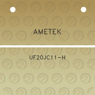 ametek-uf20jc11-h