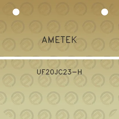 ametek-uf20jc23-h