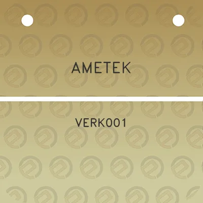 ametek-verk001